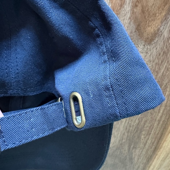 Disney Parks Adult Hat Cap Navy Blue Red Mickey Embroidery Logo Adjustable NWT - Picture 9 of 11